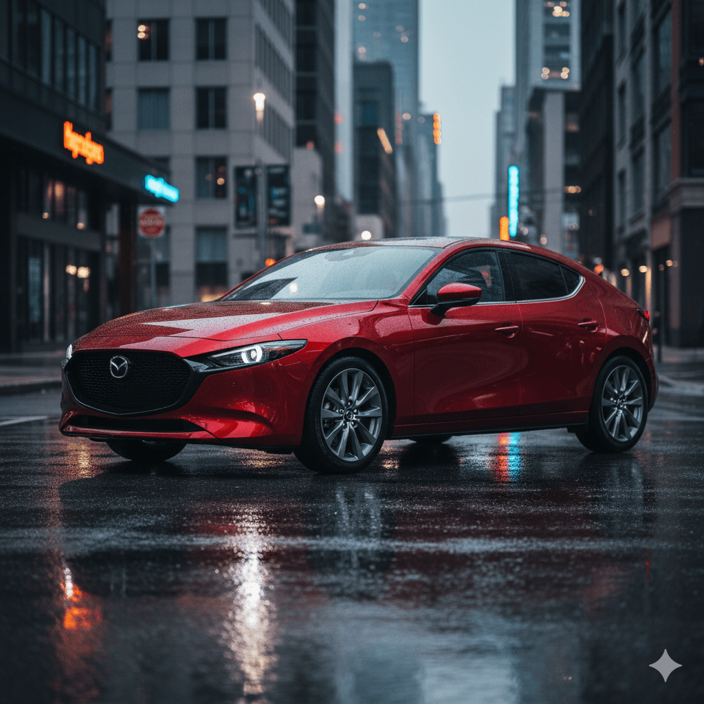 Mazda 3 BP with Red Sport Wheels